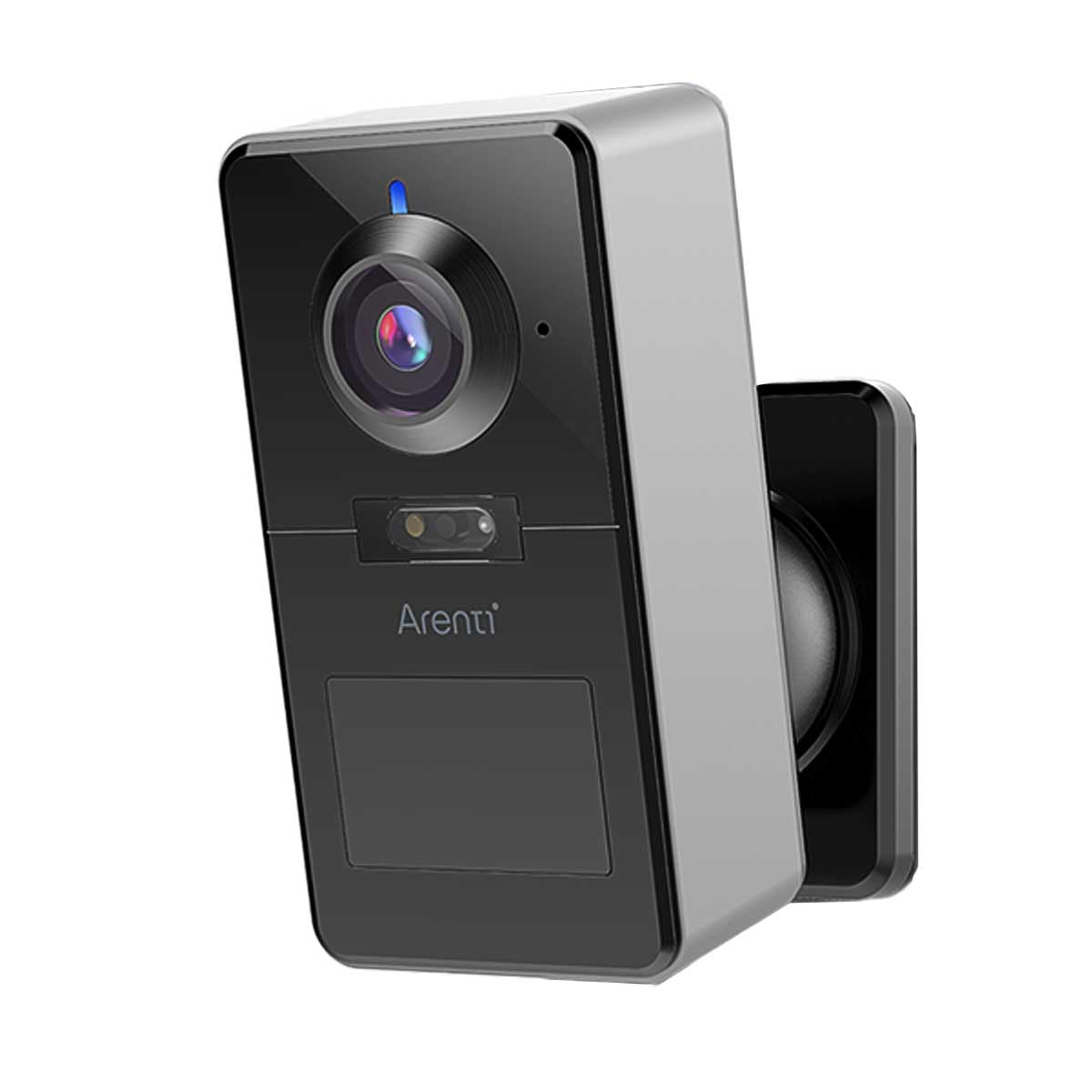 ARENTI POWER1Q 2K 4 MP akumulatora darbināma bezvadu WLAN novērošanas kamera ar iebūvētu Li-Ion akumulatoru 9600 mAh AI atbalstīta cilvēku atpazīšana, pilna dupleksa audio, nakts redzamība, prožektors