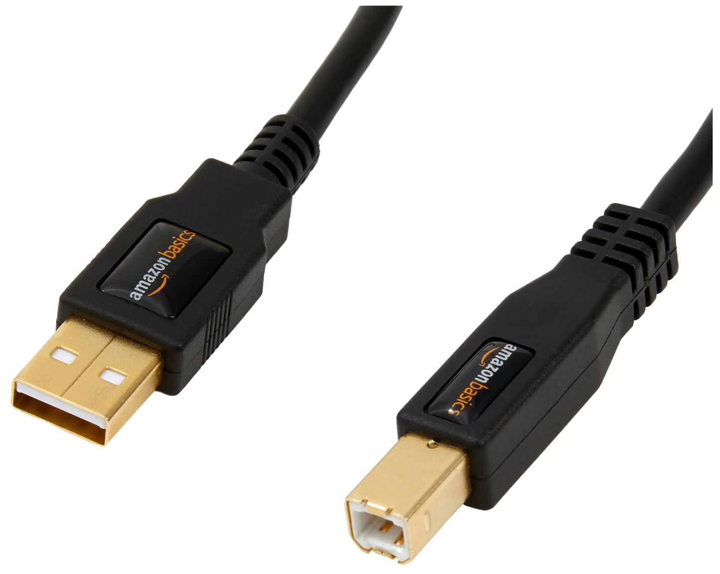 USB kabelis, USB-A uz USB-B, USB 2.0, apzeltīti savienotāji, 1.8 m, printeriem