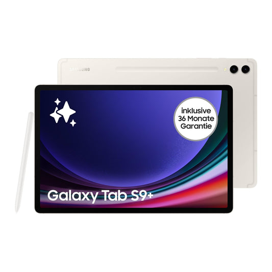 11. Samsung Galaxy Tab S9+ AI Android planšetdators, 5G, 512 GB / 12 GB RAM, MicroSD kartes slots, iekļauts S Pen, bez SIM bloķēšanas, bez līguma, bēšā krāsā, iekļauta 36 mēnešu ražotāja garantija [Ekskluzīvi pie Amazon]