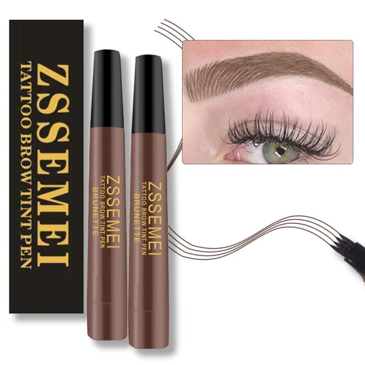 ūdensnoturīgs uzacu zīmulis, Microblading Tattoo uzacu zīmulis, dabiski izskatīgas uzacis, noturas visu dienu, brunete - 2 gab.