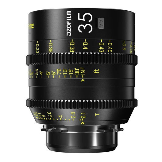 DZOFILM Cine Lens Vespid Prime 35 T2.1 PL/EF montāžai (VV/FF)
