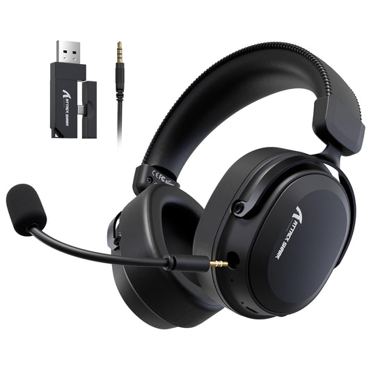 Bezvadu spēļu austiņas ATTACK SHARK L30PRO ar 7.1 Surround Sound un 50mm skaļruņiem