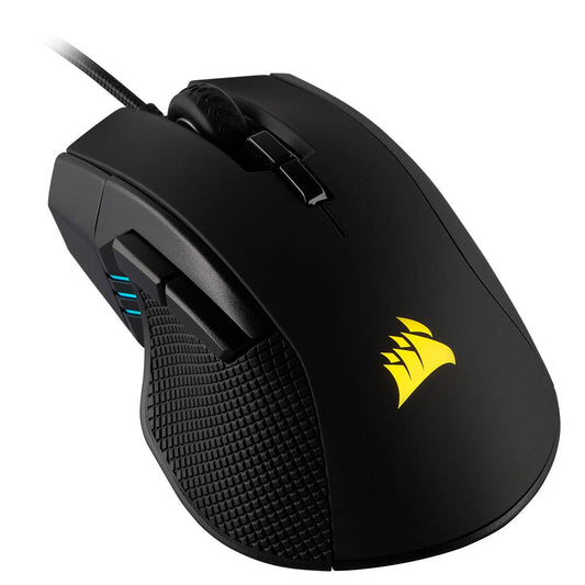CORSAIR IRONCLAW RGB - 18,000 DPI, 7 programmable buttons, designed for large hands, compatible with PC, Mac, PS5, PS4, Xbox.