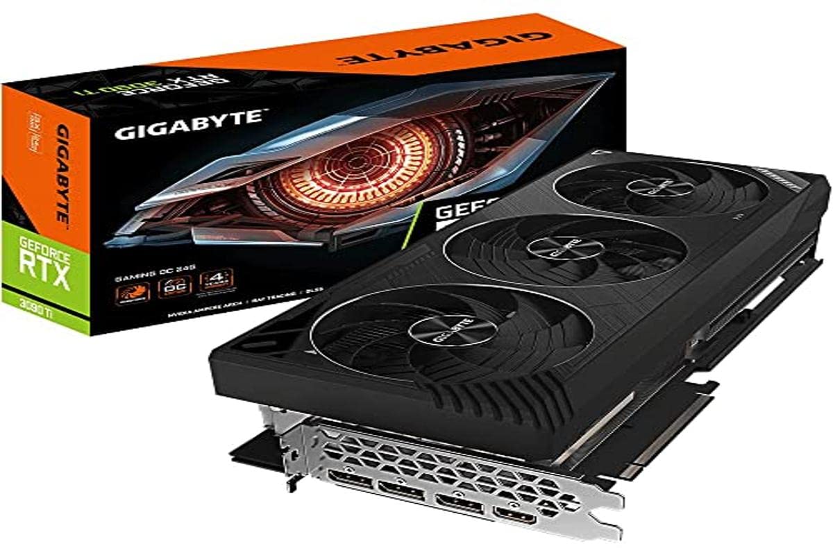 Gigabyte RTX 3090 Gaming OC-24GD - High-performance graphics card, 24GB GDDR6X, advanced cooling, black design.