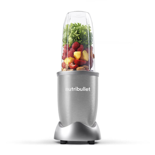 nutribullet Pro - 900W power, compact, easy to clean, includes 700ml cup, smoothie blender, model NB904S, silver