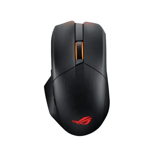 ASUS ROG Chakram X Origin - RGB gaming mouse, ROG AimPoint sensors, 36,000 dpi, 8,000 Hz polling rate, 11 programmable buttons.