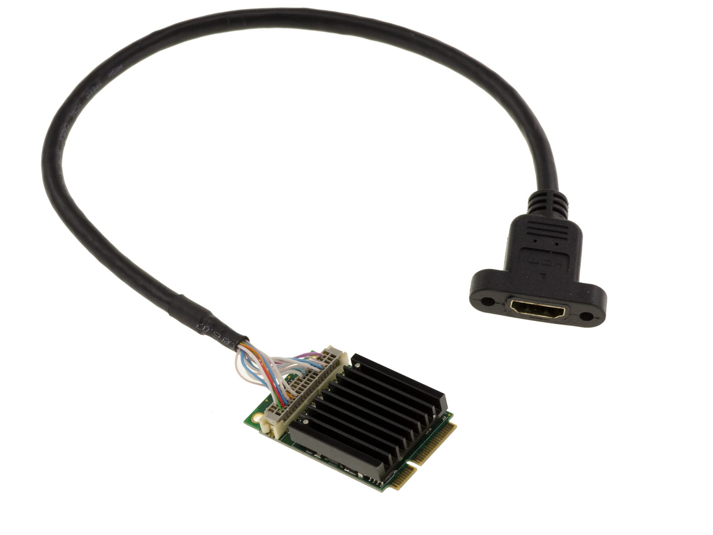 KALEA-INFORMATIQUE HDMI 1080p grafiskā karte - MiniPCIe 52 pin, Silicon Motion SM750 mikroshēma, pilna izmēra.