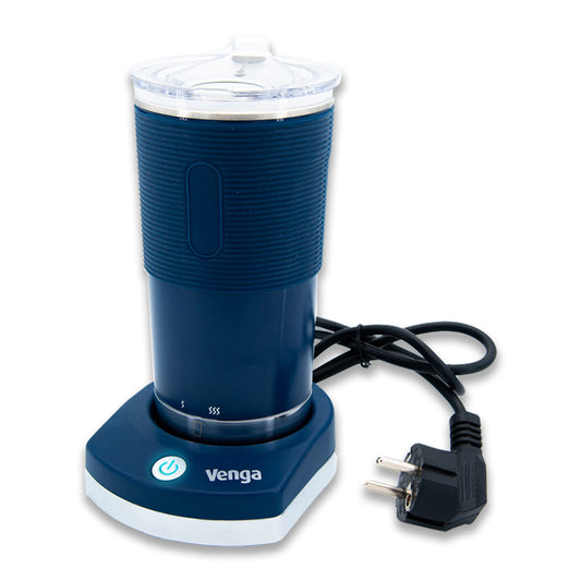 Venga! Elektriskā ceļojumu tējkanna + krūze "to go" - 380 ml, regulējama temperatūra, siltuma uzturēšana, Cool-Touch, jūras zils/sudrabs