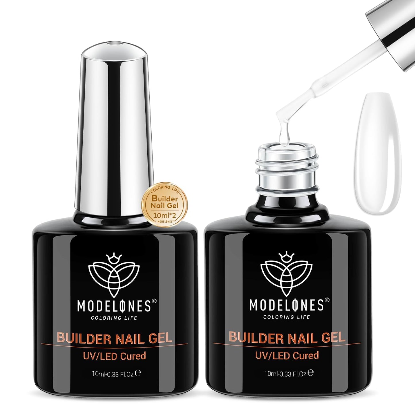 Sularpek gēls nagiem, 15 ML UV gēls, būvgelis gēla nagiem, akrila gēls nagiem, UV nagu laka nagu remontam un nostiprināšanai, Milky Rose