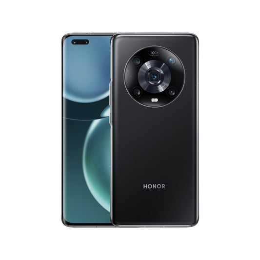 Honor Magic4 Pro - 6.81" Android phone, 8+256GB, 120Hz, Dual-SIM, 50MP triple camera, 100W fast charging, IP68, black
