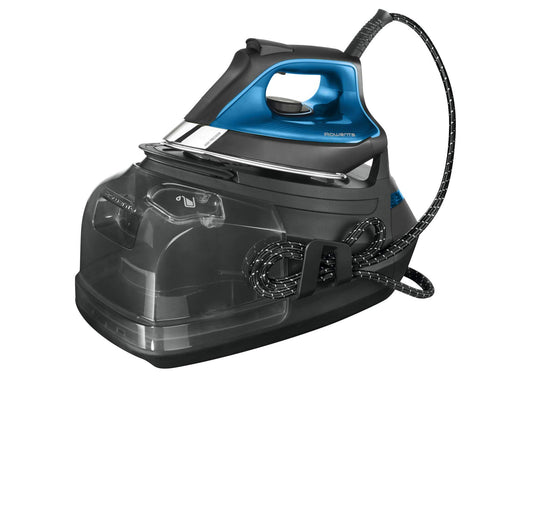 Rowenta Perfect Steam - 7.5 bar steam ironing station for efficient wrinkle removal and fast heating.