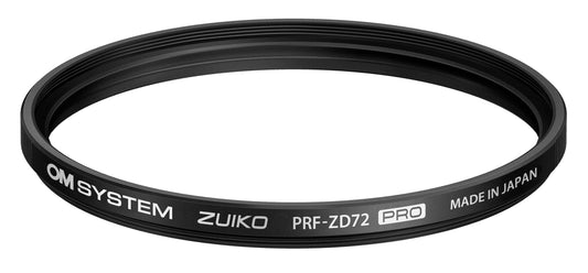 OM SYSTEM PRF-ZD72 PRO MFT aizsardzības filtrs 40-150 mm objektīvam, melns