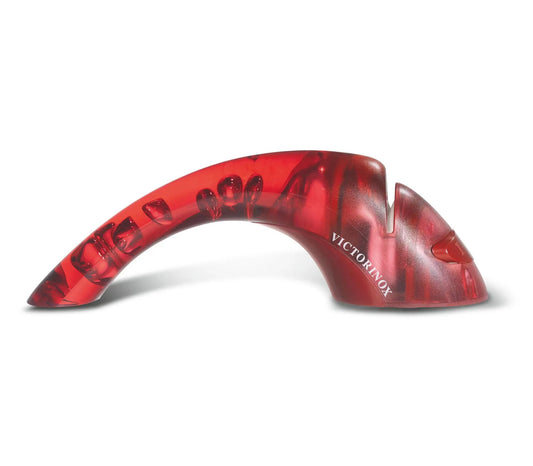 Victorinox nažu asinātājs ar keramikas rullīšiem mājsaimniecībai, 2 posmi, droša lietošana, gan labročiem, gan kreisročiem.