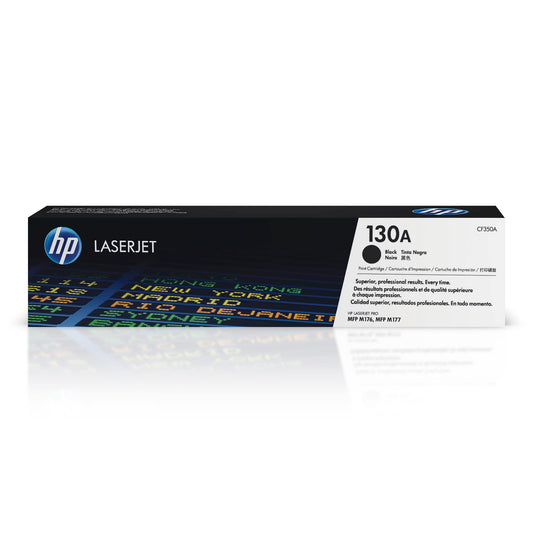 HP 130A Toner - Original black cartridge for HP Color Laserjet Pro M176n and M177fw printers.