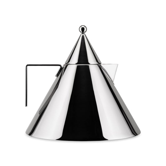 Alessi Il Conico 90017 - dizaina tējkanna ar rokturi, nerūsējošais tērauds, 2 l, 4,2 x 22,5 x 6,5 cm