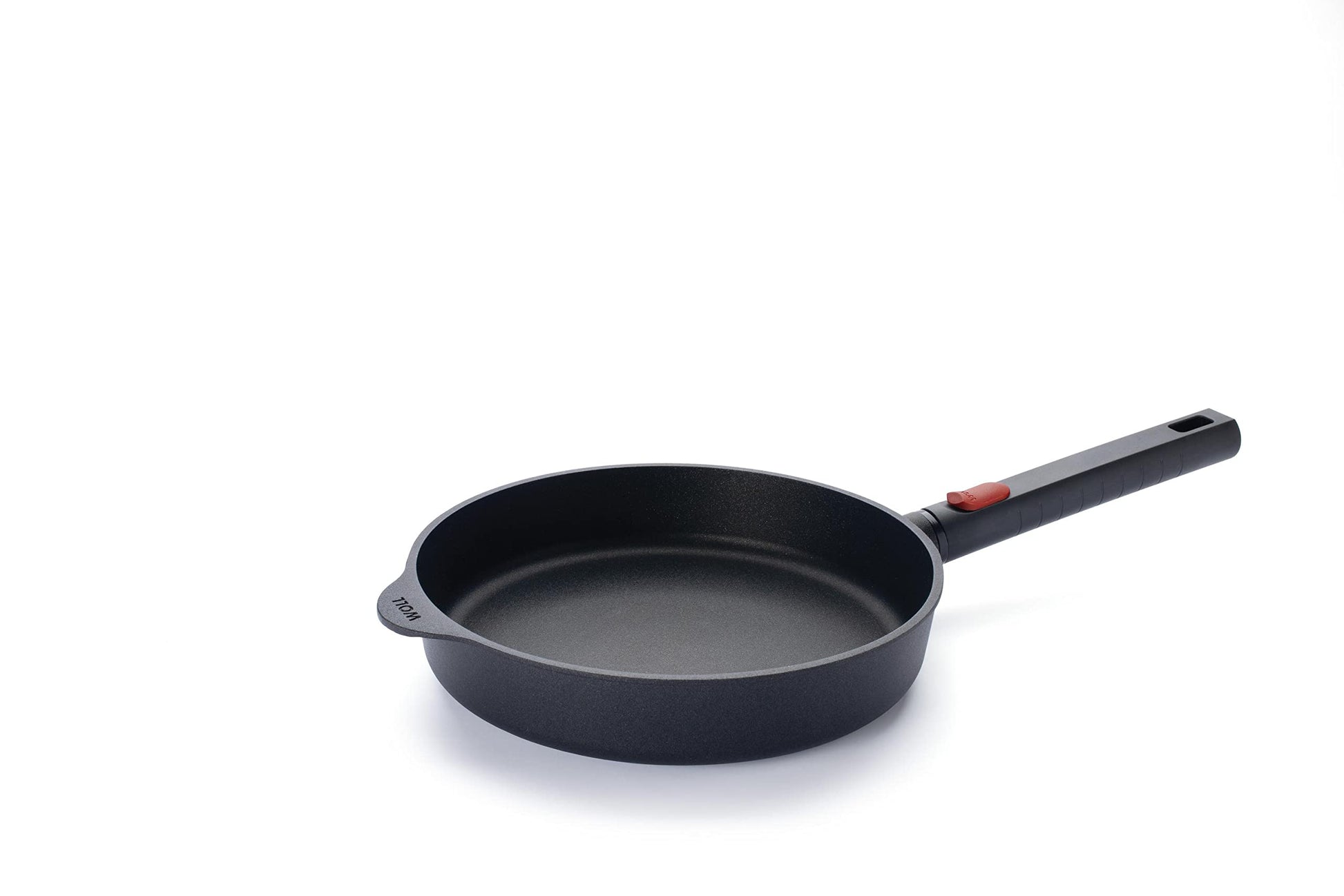 Woll Eco Logic QXR liešanas plakanā panna - induktīva, Ø 24 cm, bez PFAS, ar pretpiedeguma pārklājumu, cepeškrāsnī droša.