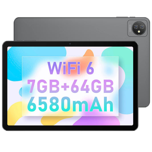 Blackview 10,1 collas TAB 8 Android 12 planšetdators ar skārienjūtīgu ekrānu, 5G/2,4G WiFi 6 Quad-Core, 7 GB RAM + 64 GB ROM/TF 1 TB, akumulators 6580 mAh, kamera 13 MP + 8 MP / BT5/Dual Box skaļruņi 2-in-1
