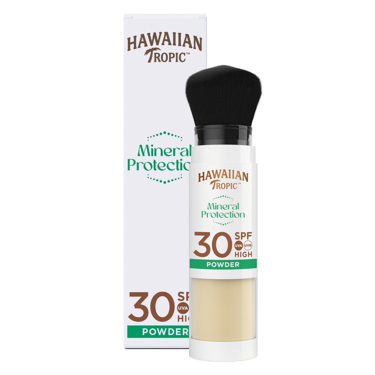 Minerālais saules aizsardzības pūderis-pensulis Hawaiian Tropic Mineral Protection, SPF 30