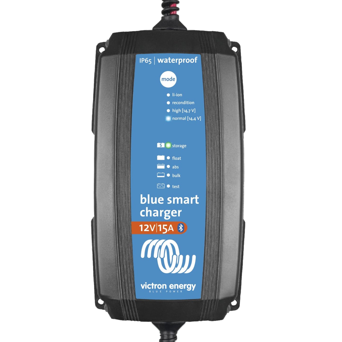 Victron Energy Blue Smart akumulatora lādētājs 12-Volt 15 Ampere 230V IP65 Bluetooth CEE 7/17