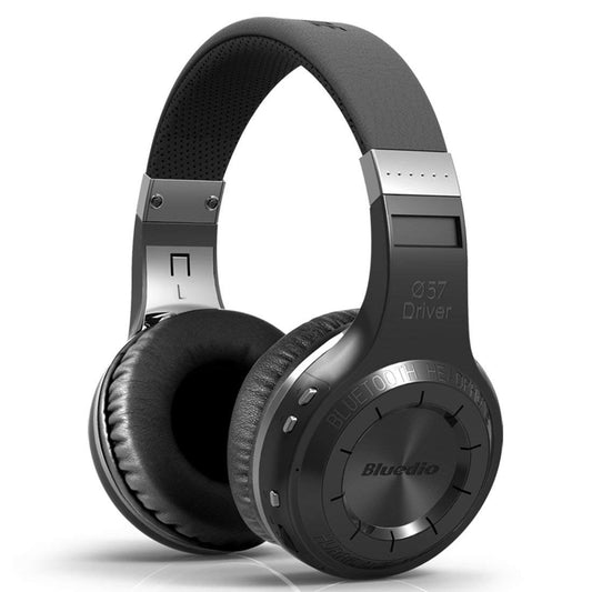 Bluedio HT Shooting Brake - Wireless Bluetooth 4.1 stereo headphones in black with ergonomic design and powerful sound.