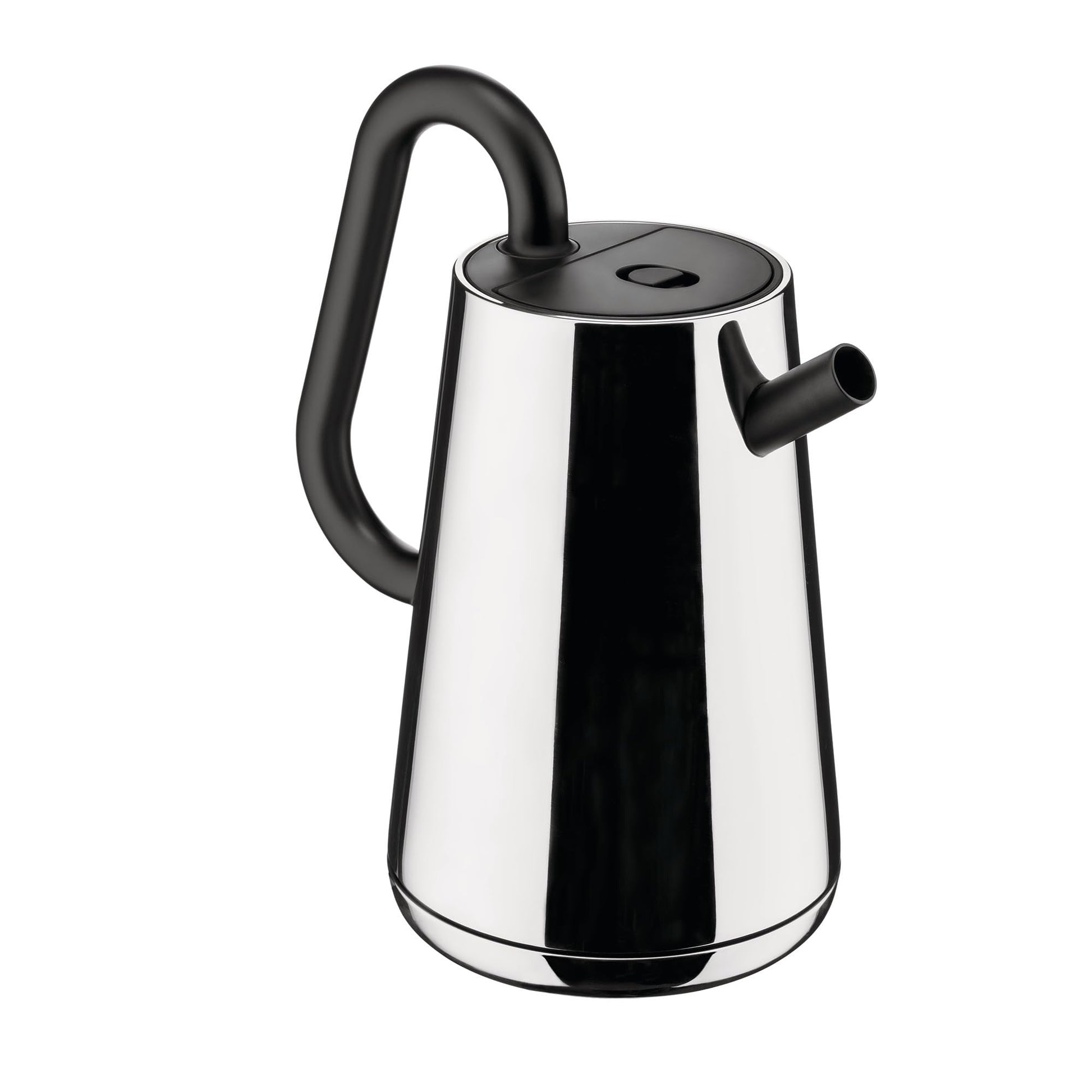 Alessi Toru NE01 B Teapot - 18/10 stainless steel, thermoplastic, 2400W, 170cl capacity, black, European plug.