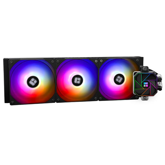 Thermalright AQUA ELITE 360 V3 - Liquid CPU cooler with 3 PWM-ARGB fans, efficient PWM pump, compatible with AMD/Intel.