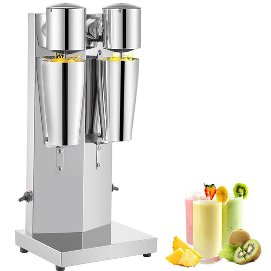 VEVOR elektriskā piena kokteiļu mašīna - komerciālais mikseris, piena putošanas, jogurta un smoothie sajaukšanai