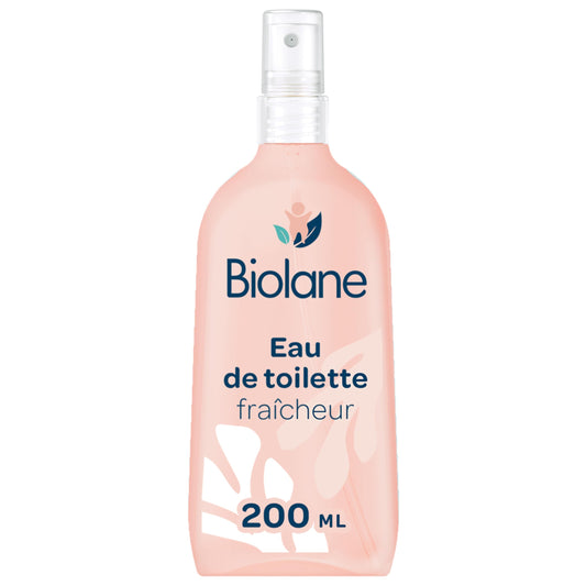 Bērnu tualetes ūdens BIOLANE, svaigs aromāts, maiga formula, meitenēm un zēniem, 200 ml