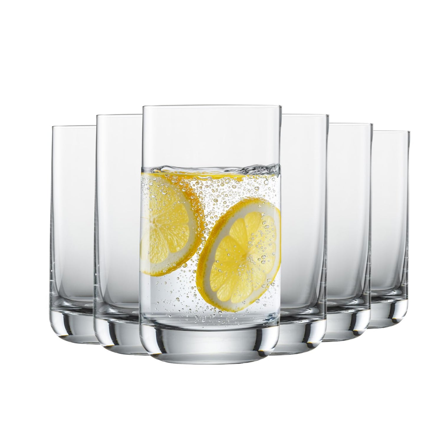 Ūdens un sulas glāzes SCHOTT ZWIESEL Allround Becher Simple, 6 gab. komplekts, taisnas Tritan kristāla glāzes, trauku mazgājamai mašīnai drošas, Made in Germany, Art.-Nr. 123661