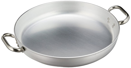 Agnelli Pentole ALMR110332 - Professional 5mm aluminum frying pan, 45 cm, durable and lightweight design.