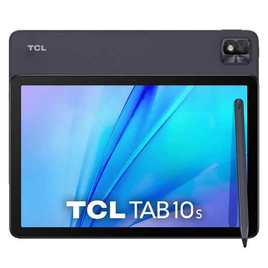 14. TCL TAB 10s WIFI planšetdators (2021) iekļaujot pasīvo pildspalvu, 10.1 collas FHD displejs, Octa-Core procesors, 8000mAh akumulators, 32 GB atmiņa, 3 GB RAM, 8 MP aizmugurējā kamera / 5 MP priekšējā kamera, Android 10, krāsa: Pelēka