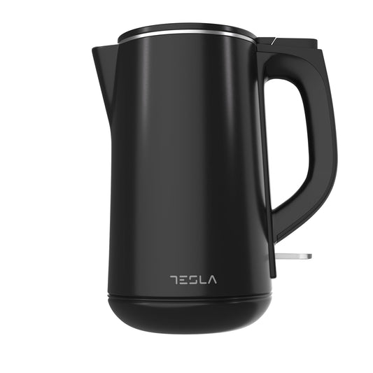 Tesla KT301BX elektriskā tējkanna - 1850-2200 W, 1,5 l, aizsardzība pret pārkaršanu, viegla tīrīšana, melna
