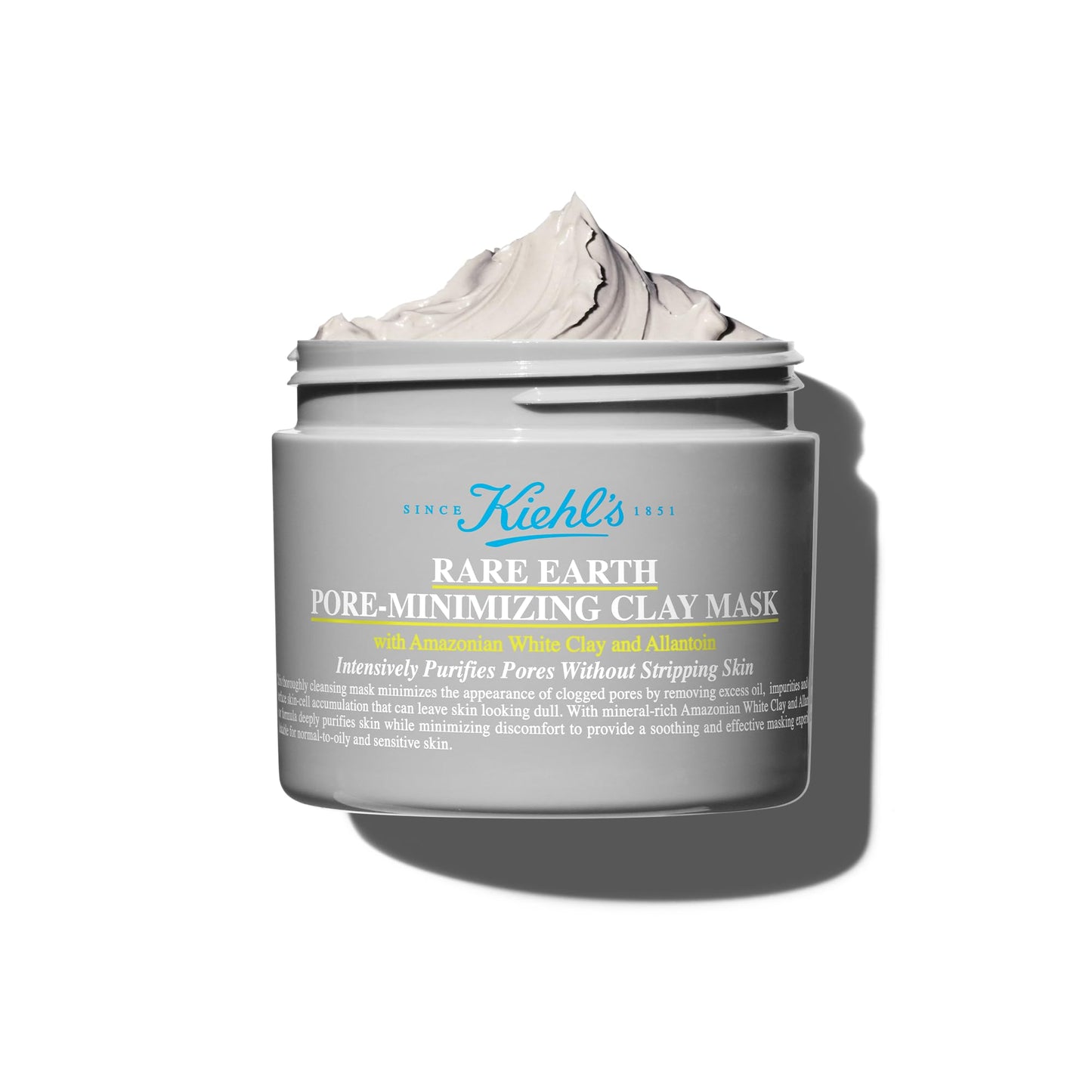 Sejas maska KIEHL'S Rare Earth Deep Pore Cleansing Mask, māla maska, 125 ml
