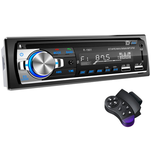 Bluetooth autoraadio RDS CENXINY auto radio Bluetooth 5.0 ar brīvroku funkciju, 1-DIN, FM/2 USB/AUX/SD, EQ/MP3/WMA/WAV, tālvadības pults, iOS/Android