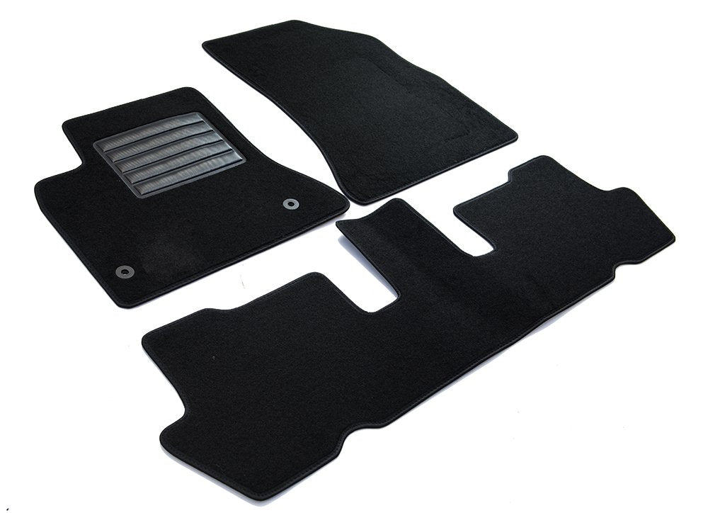 MDM SP-612 paklāji Velūrs automašīnas paklājs piemērots Citroen C4 Picasso I 5 sēdvietām 10.2006>06.2013, melns