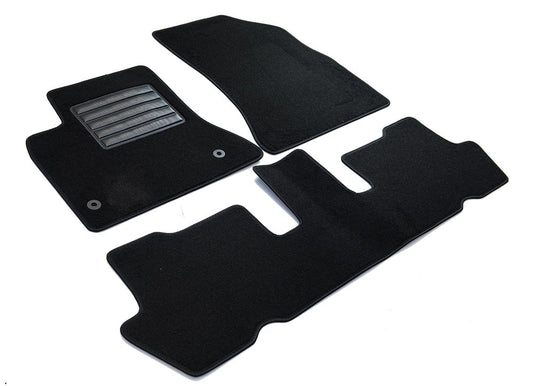 MDM SP-612 paklāji Velūrs automašīnas paklājs piemērots Citroen C4 Picasso I 5 sēdvietām 10.2006>06.2013, melns