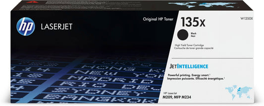 HP 135X Toner Cartridge - High-capacity black toner for HP LaserJet printers
