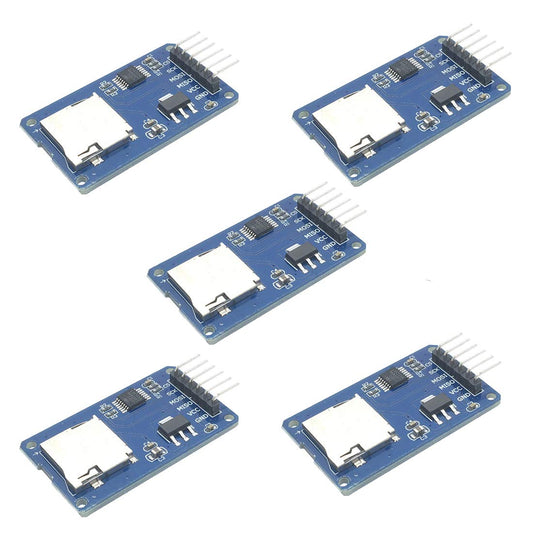 HiLetgo Micro SD TF Card Reader Module - 6Pin SPI interface, chip level conversion for Arduino UNO R3 MEGA 2560 DUE.