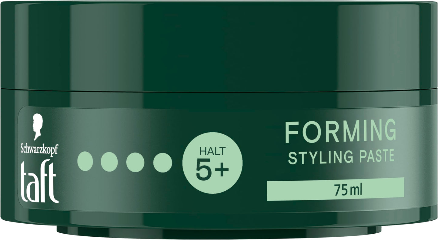 Matu veidošanas pasta Taft Forming Styling Paste, fiksācijas līmenis 5+, 75 ml, saudzīga matiem un galvas ādai