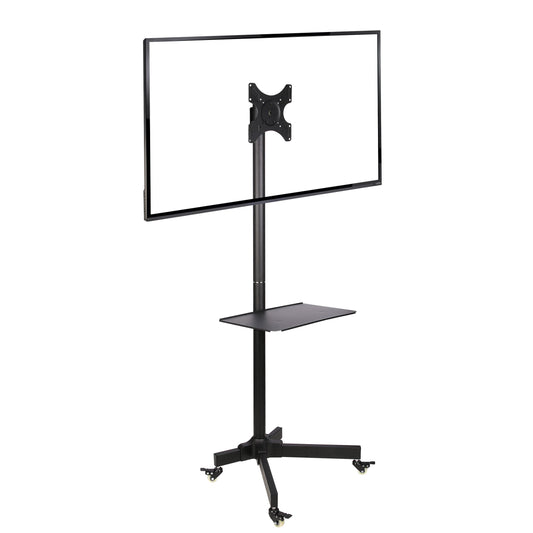 Ergosolid statīvs ar riteņiem, regulējams, LCD televizoriem, 19-37 collas, līdz 20kg, VESA standarti no 75 x 75mm līdz 200 x 200mm, melns, 19" - 37", Falco-22
