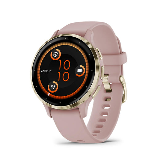 Garmin Venu 3S - GPS fitness watch with 1.2" AMOLED touchscreen, Bluetooth, voice assistant, fitness features, Garmin Music, Garmin Pay.