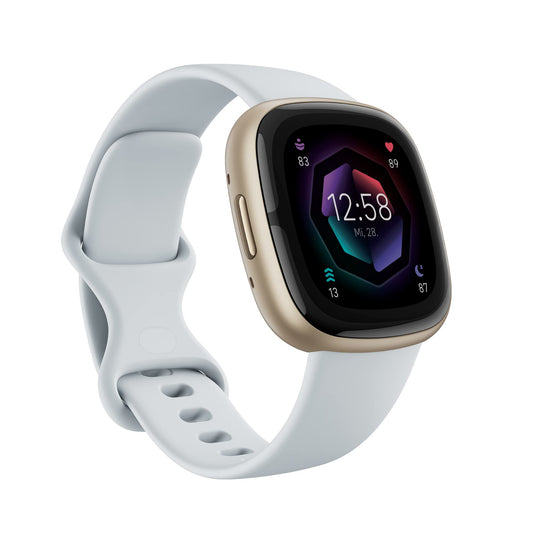 Google Fitbit Sense 2 - fitnesa pulkstenis ar GPS, EKG, miega analīzi, stresa pārvaldību, saderīgs ar Android/iOS