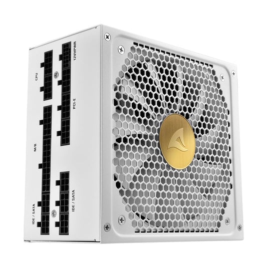 Sharkoon REBEL P30 Gold White - 1000W, ATX 3.0, fully modular power supply unit