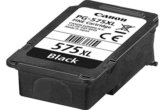 Canon PG-575XL Black Ink Cartridge - High yield, compatible with select Canon printers, delivers sharp text and vibrant prints.