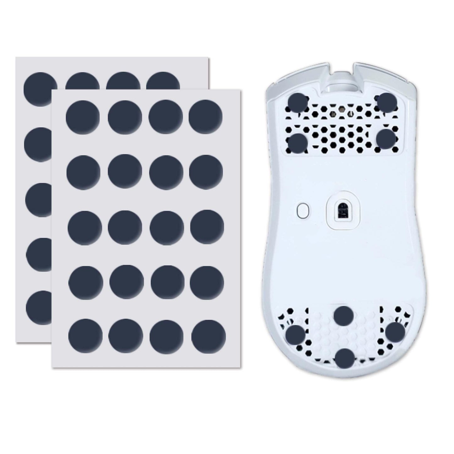 Peles paliktņi X-Raypad Obsidian Pro Air Speed, U-PE Universal Dot Mouse Skates, nodilumizturīgi, ātri un precīzi