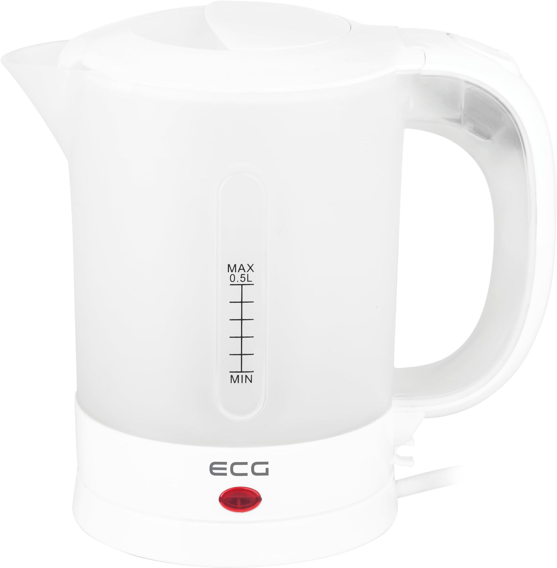 ECG RK 500 Travel Lite Balts - Compact design, lightweight, ideal for travel, and easy to use.