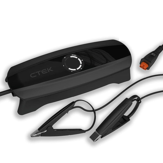 CTEK CS ONE (Gen 2) Wi‑Fi 12V viedais akumulatoru lādētājs un uzturētājs ar lietotnes vadību, attālinātu uzraudzību, adaptīvu uzlādi un polu secībai nejutīgām spailēm vieglajām automašīnām un motocikliem
