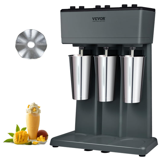 VEVOR Pro dzērienu mikseris - 750W, 820mL, 3 ātrumi, nerūsējošā tērauda krūze, ideāls piena un proteīna kokteiļiem.