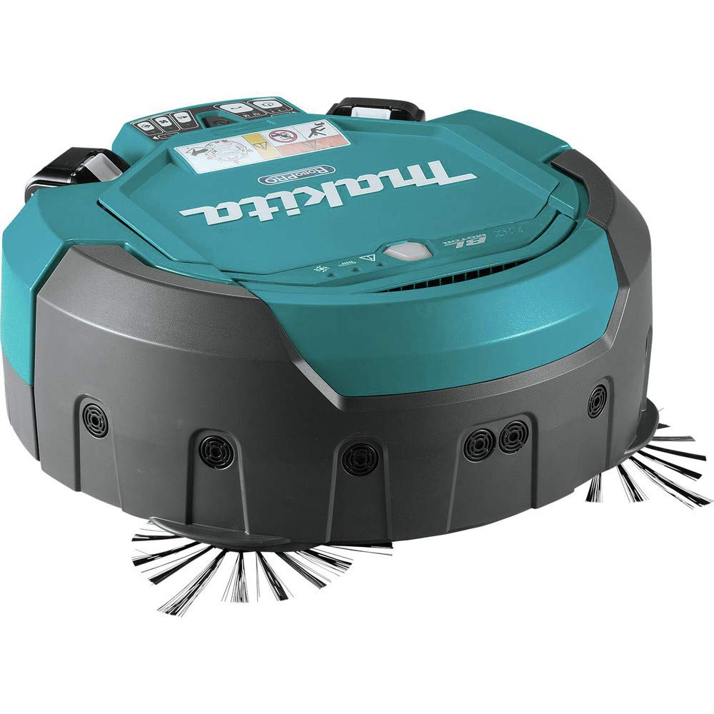Makita DRC200Z akumulatora putekļsūcējs - bezvadu, tirkīza/melna, mazgājams filtrs, LED displejs