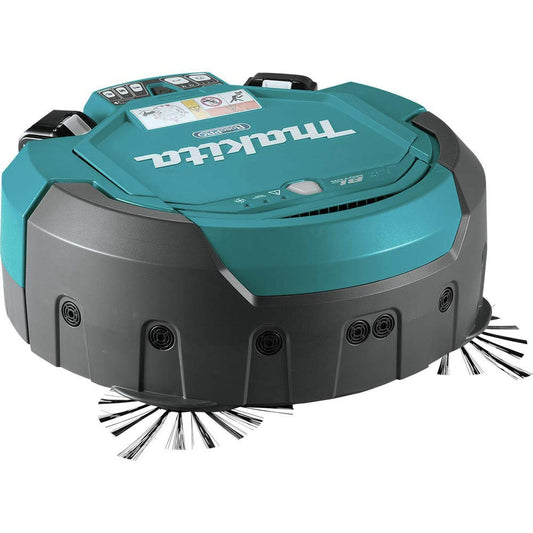 Makita DRC200Z akumulatora putekļsūcējs - bezvadu, tirkīza/melna, mazgājams filtrs, LED displejs